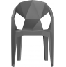 Пластиковый стул Гекса мокрый асфальт