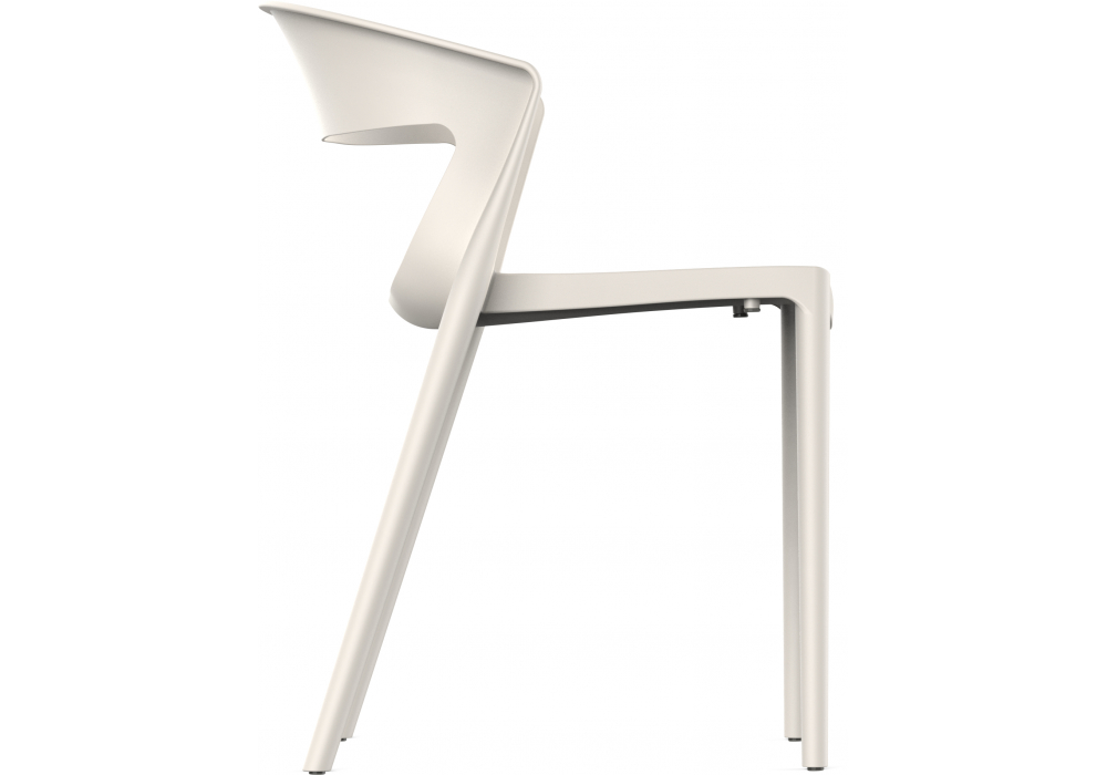 Пластиковый стул Градно светло-бежевый