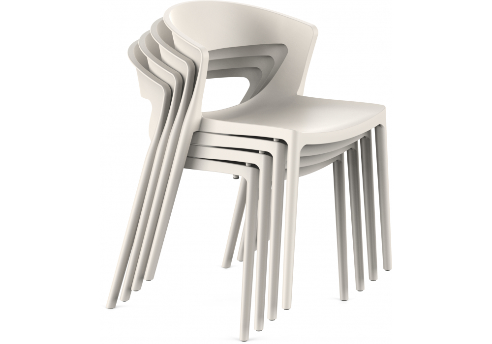 Пластиковый стул Градно светло-бежевый