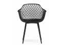 Пластиковый стул Rikon black / wood
