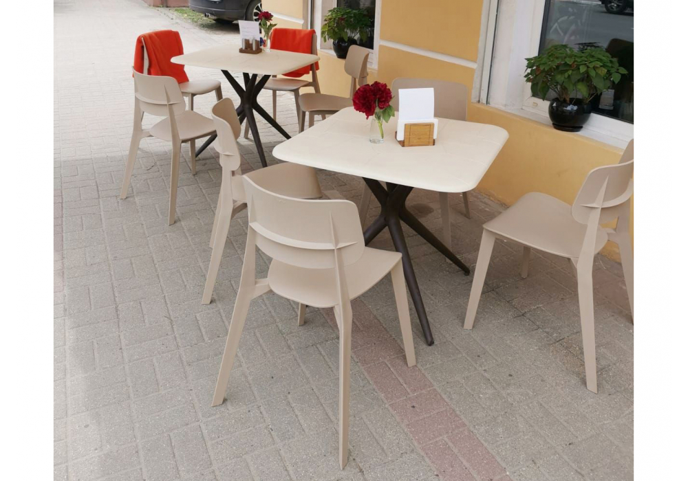 Пластиковый стул Sheffilton SHT-S110-P капучино