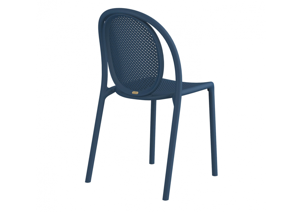 Пластиковый стул Sheffilton SHT-S172 Темно-синий