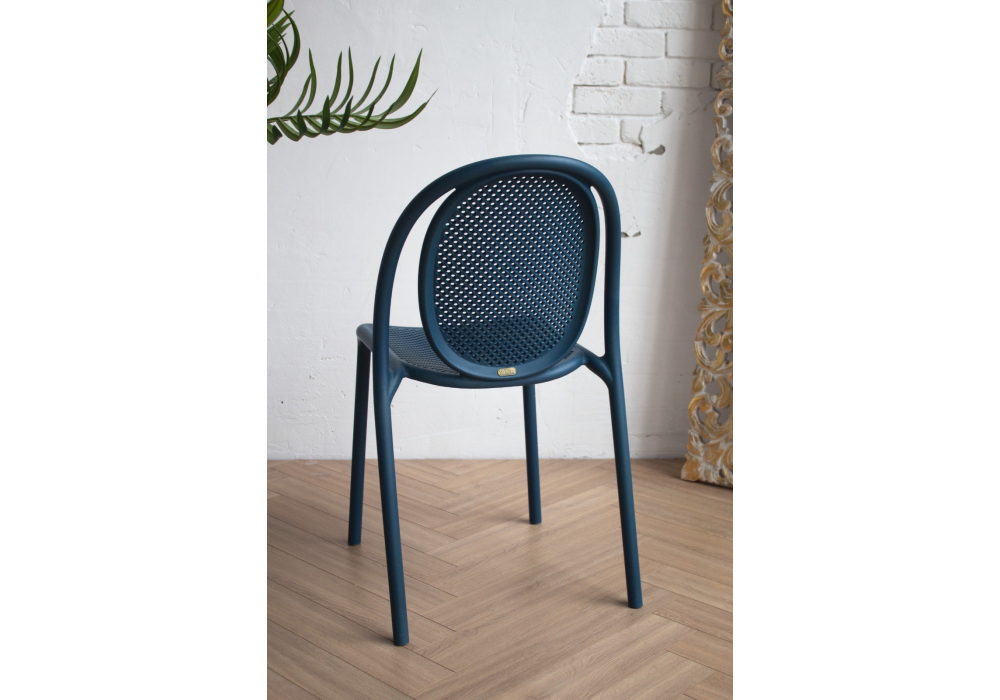 Пластиковый стул Sheffilton SHT-S172 Темно-синий