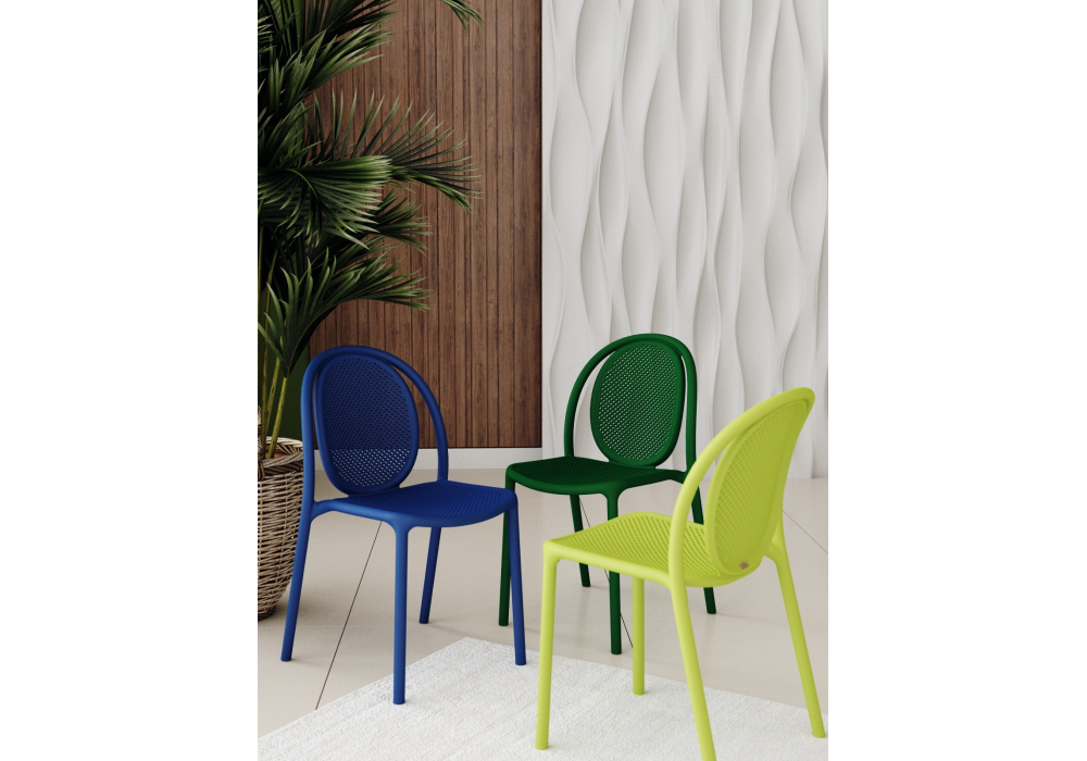Пластиковый стул Sheffilton SHT-S172 Темно-зеленый ral 6028