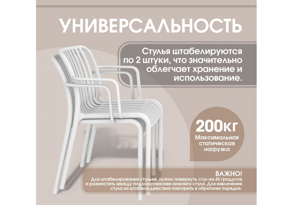 Пластиковый стул Sheffilton SHT-S173-1 Белый