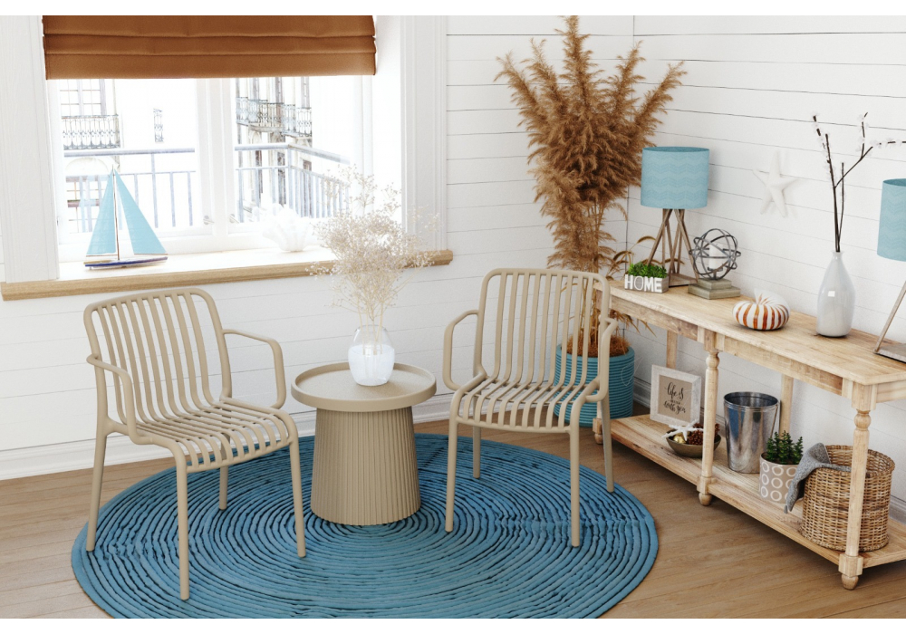Пластиковый стул Sheffilton SHT-S173-1 Капучино ral 1019