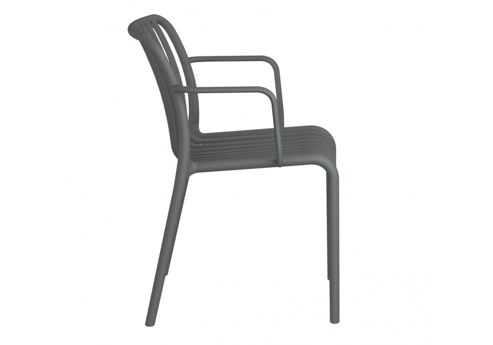 Пластиковый стул Sheffilton SHT-S173-1 темно-серый RAL 7024