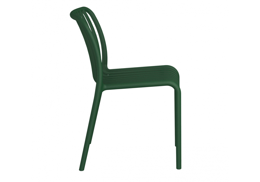 Пластиковый стул Sheffilton SHT-S173 Темно-зеленый ral 6028