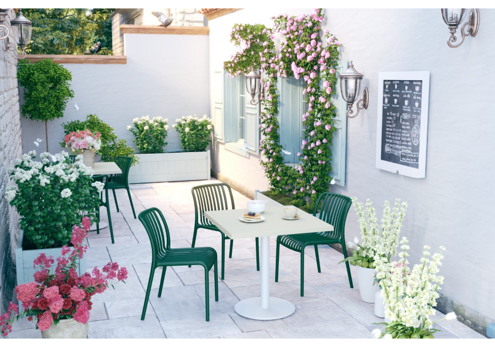 Пластиковый стул Sheffilton SHT-S173 Темно-зеленый ral 6028