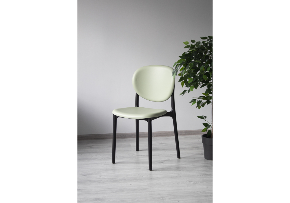 Пластиковый стул Sheffilton SHT-S180 Зеленый/черный