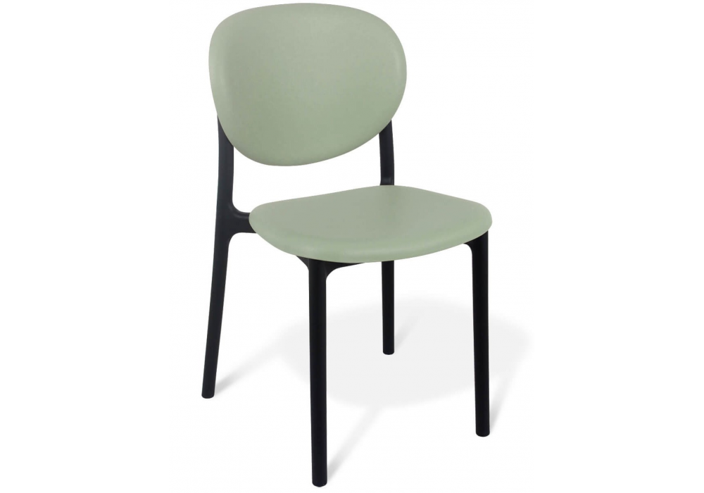 Пластиковый стул Sheffilton SHT-S180 Зеленый/черный