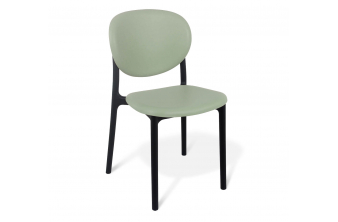 Пластиковый стул Sheffilton SHT-S180 Зеленый/черный