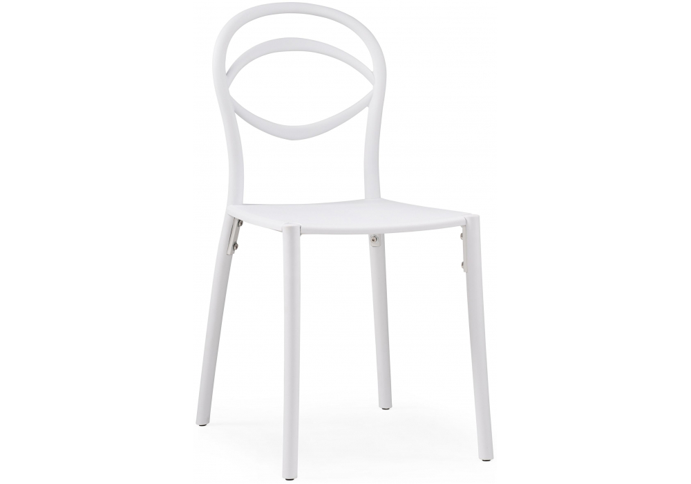 Пластиковый стул Simple white