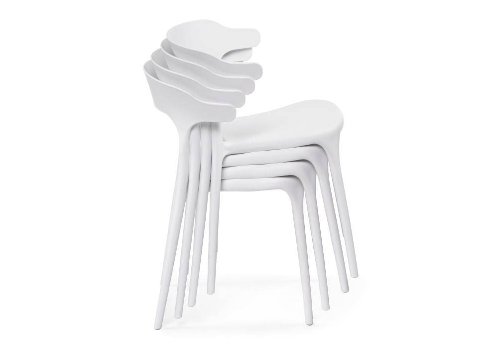 Пластиковый стул Vite white