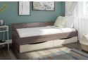 Подростковая кровать Классика шимо темный / шимо светлый