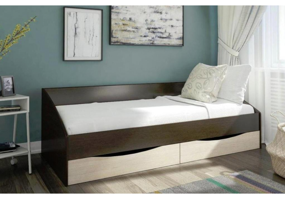 Подростковая кровать Классика венге / белфорд