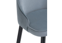 Полубарный стул Атани серо-синий / черный