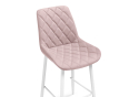Полубарный стул Баодин К Б/К розовый / белый