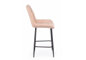 Полубарный стул Челси 360 бежевый (zd 210) / черный