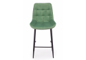 Полубарный стул Челси 360 фисташковый (zd 651) / черный