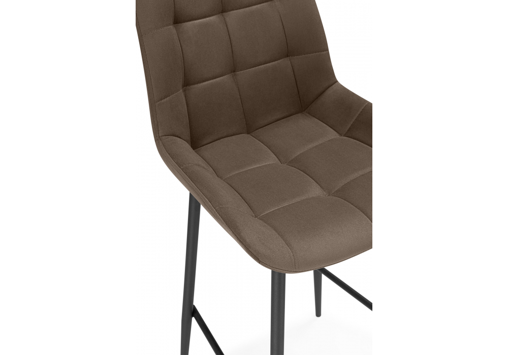 Полубарный стул Челси 360 коричневый (zd 233) / черный