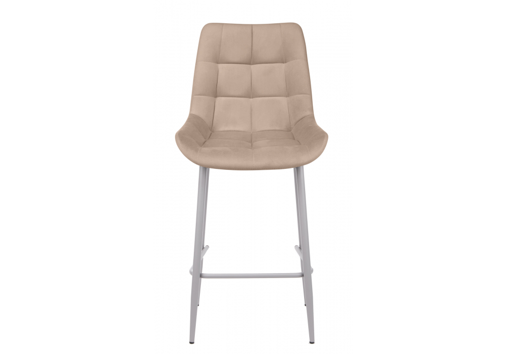 Полубарный стул Челси 360 латте (zd 290) / серый