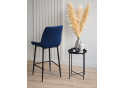 Полубарный стул Челси 360 синий (zd 798) / черный