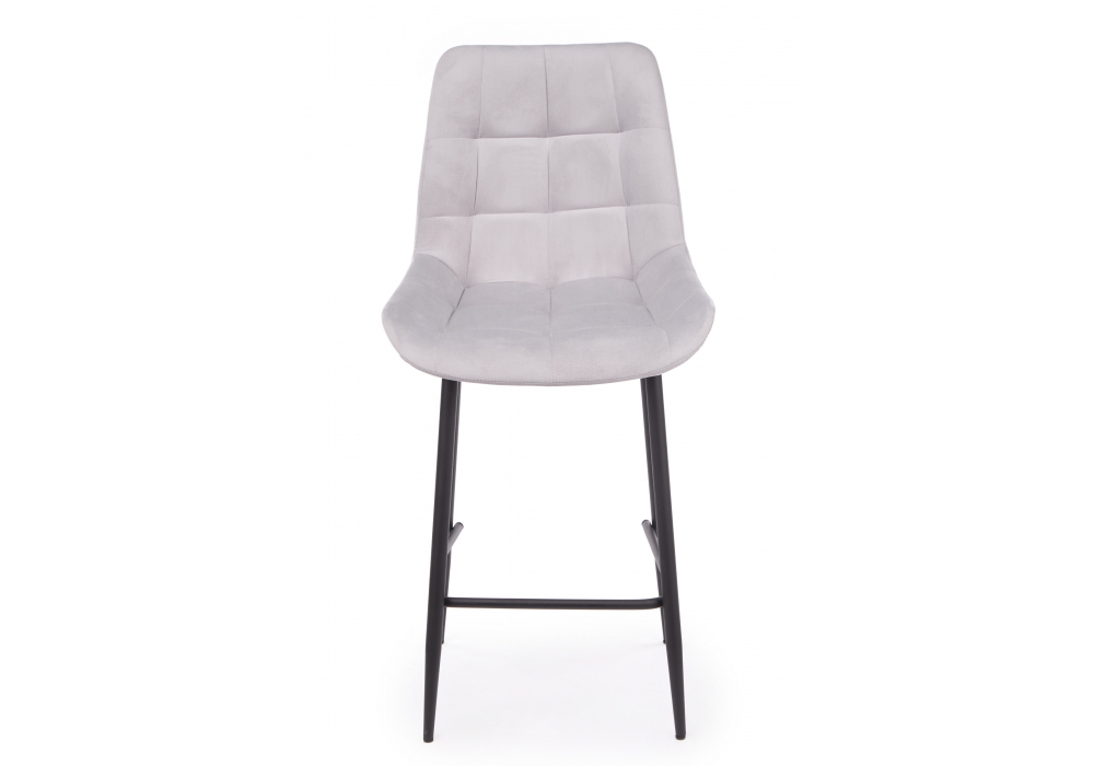 Полубарный стул Челси 360 светло-серый (zd 960) / черный