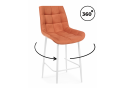 Полубарный стул Челси 360 терракотовый (zd 432) / белый