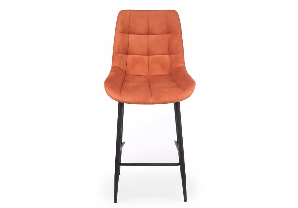 Полубарный стул Челси 360 терракотовый (zd 432) / черный