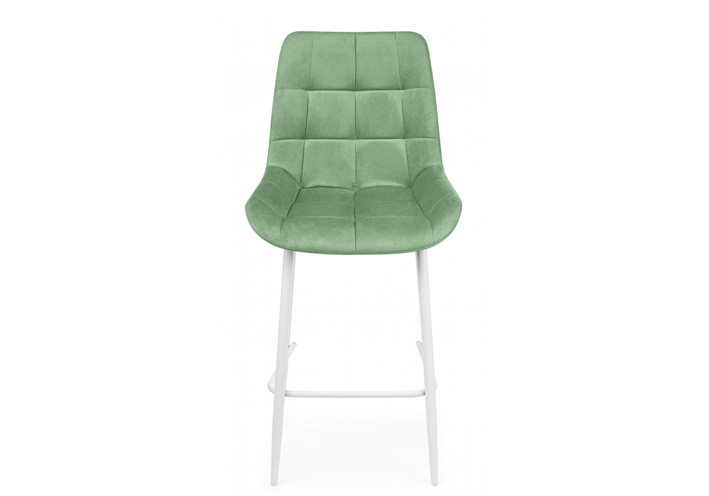 Полубарный стул Челси фисташковый (zd 651) / белый