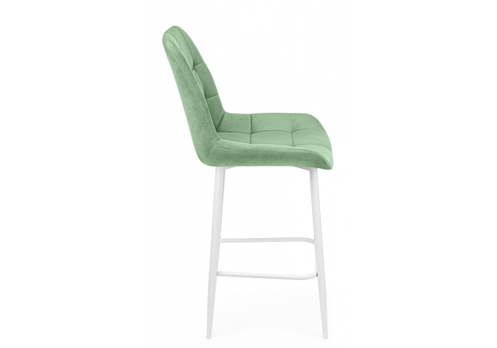 Полубарный стул Челси фисташковый (zd 651) / белый