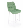 Полубарный стул Челси фисташковый (zd 651) / белый