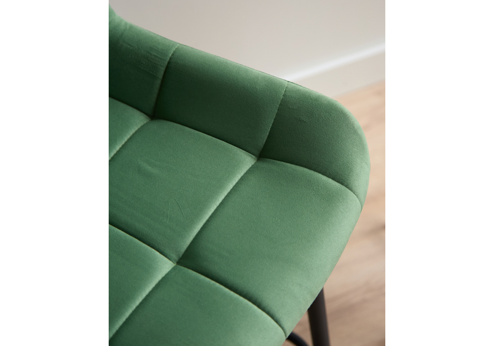 Полубарный стул Челси фисташковый (zd 651) / черный