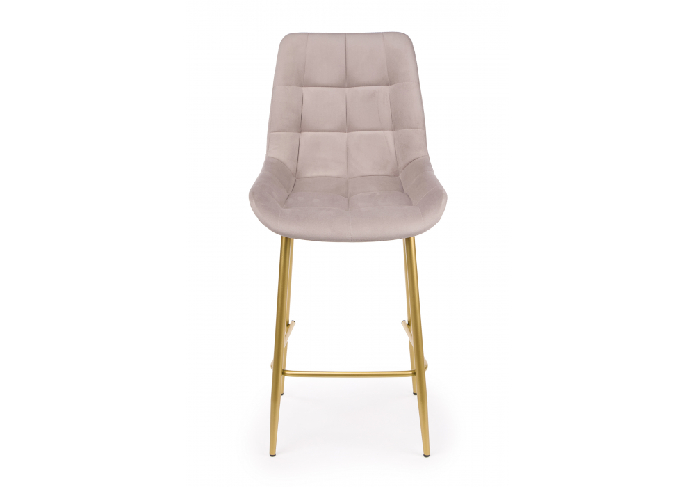 Полубарный стул Челси латте (zd 290) / золотой