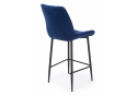 Полубарный стул Челси синий (zd 798) / черный