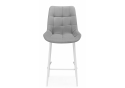 Полубарный стул Челси светло-серый (zd 960) / белый