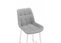 Полубарный стул Челси светло-серый (zd 960) / белый
