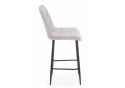 Полубарный стул Челси светло-серый (zd 960) / черный