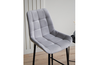 Барный стул Paskal white / chrome