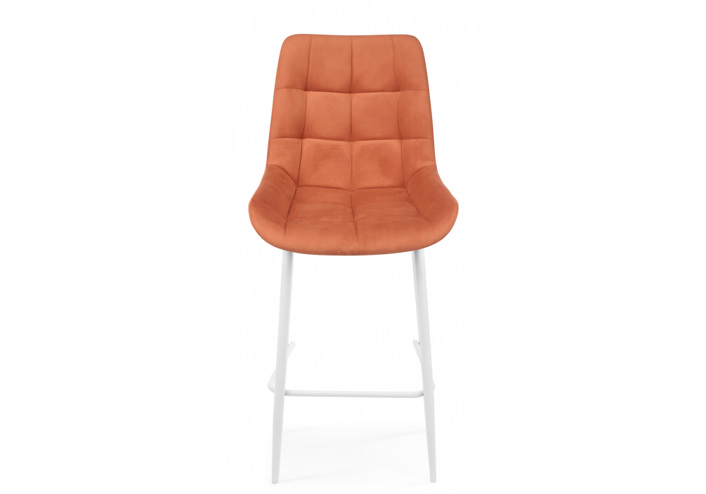 Полубарный стул Челси терракотовый (zd 432) / белый