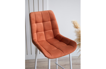 Барный стул Paskal white / chrome