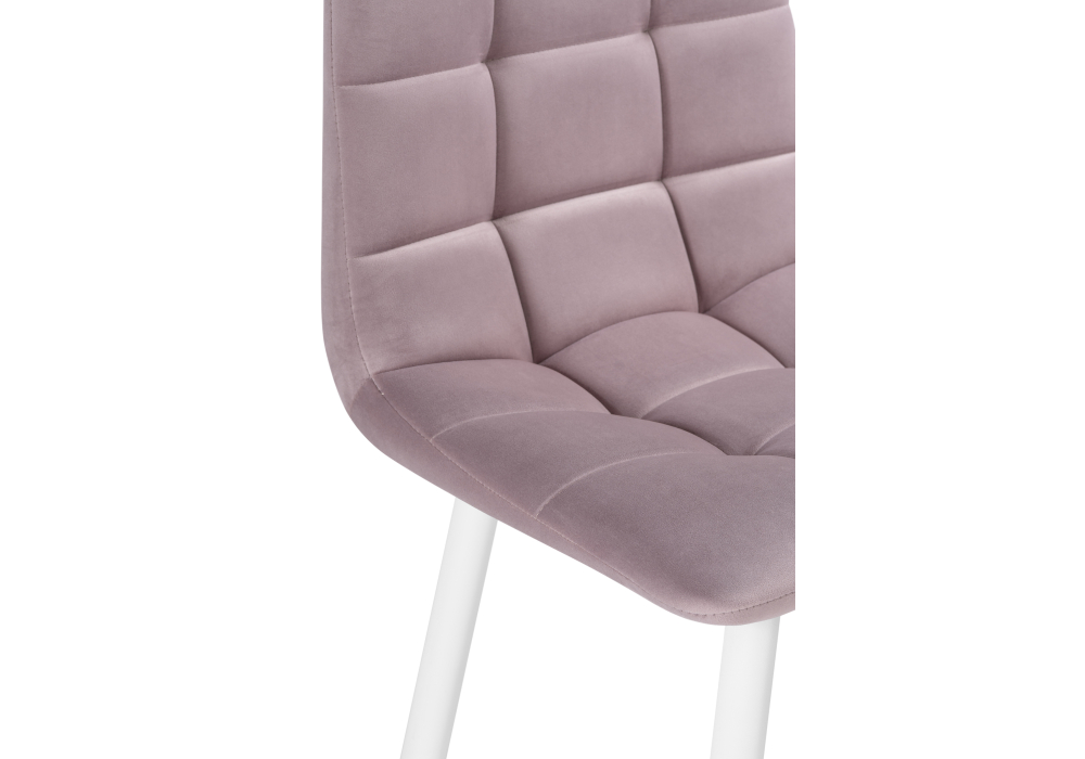 Полубарный стул Чилли К розовый / белый