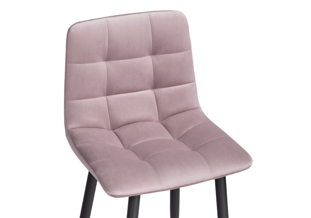 Полубарный стул Чилли К розовый / черный
