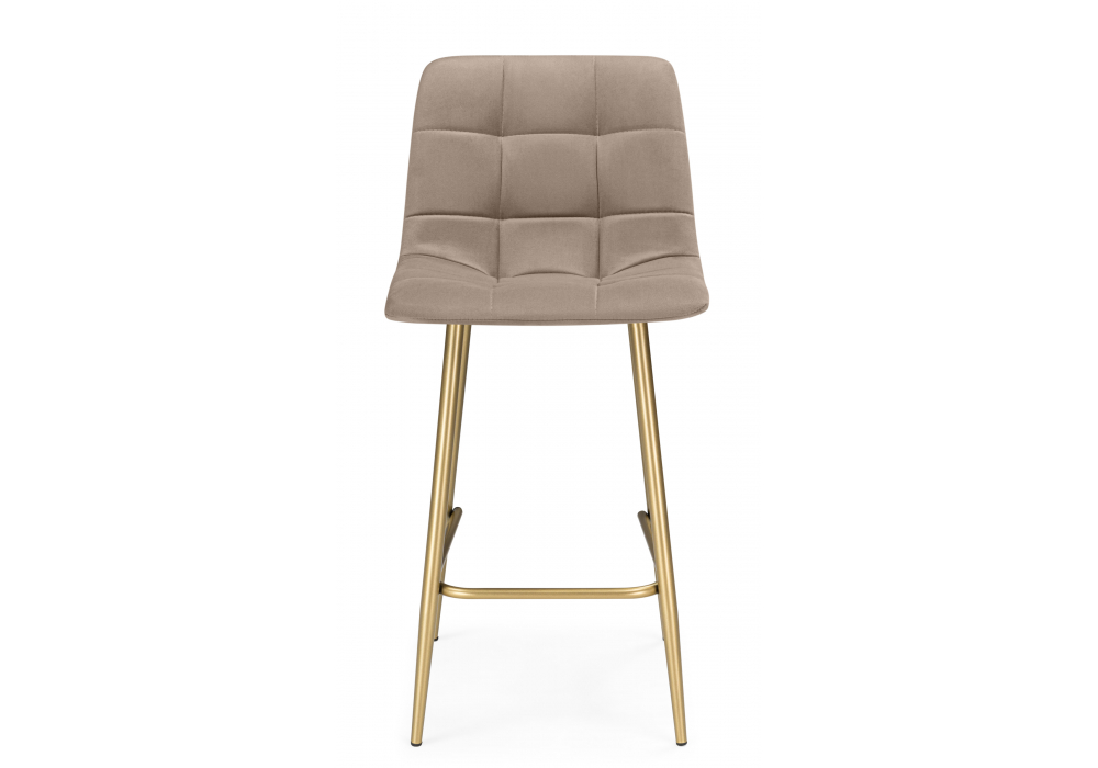 Полубарный стул Чилли Мини бежевый (zd 210) / золотой