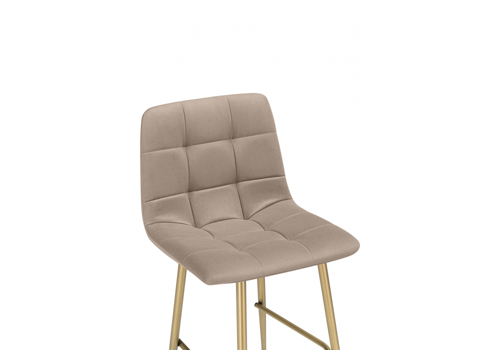 Полубарный стул Чилли Мини бежевый (zd 210) / золотой
