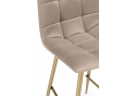 Полубарный стул Чилли Мини бежевый (zd 210) / золотой
