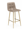 Полубарный стул Чилли Мини бежевый (zd 210) / золотой
