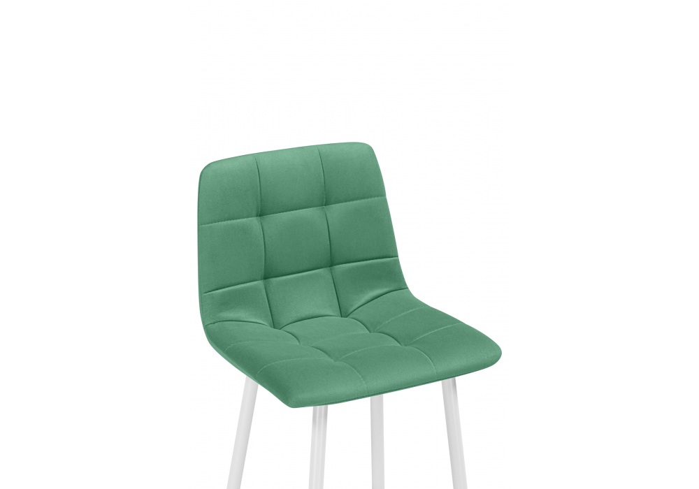 Полубарный стул Чилли Мини фисташковый (zd 651) / белый