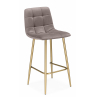 Полубарный стул Чилли Мини латте (zd 290) / золотой